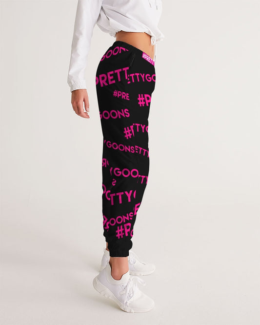 Pretty Goons all over Pink Women's Track Pants