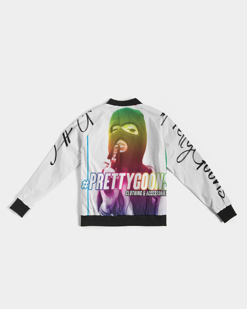 Pretty Goons Rainbow Guns Women's Bomber Jacket