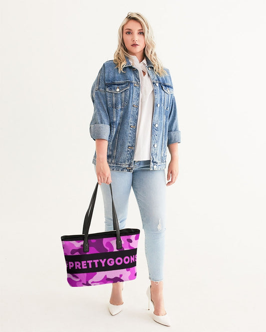 Pretty Goons Purple Camo Stylish Tote