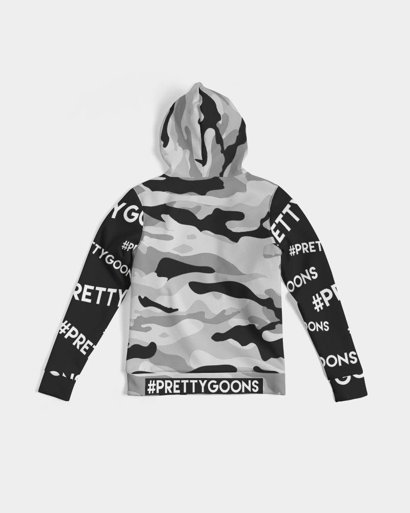 PRETTY GOONS GREY CAMO Women's Hoodie