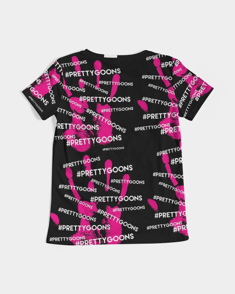 HIGH FIVE PINK Women's V-Neck Tee