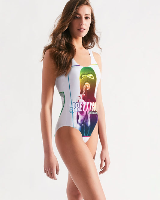 Pretty Goons Rainbow Guns Women's One-Piece Swimsuit