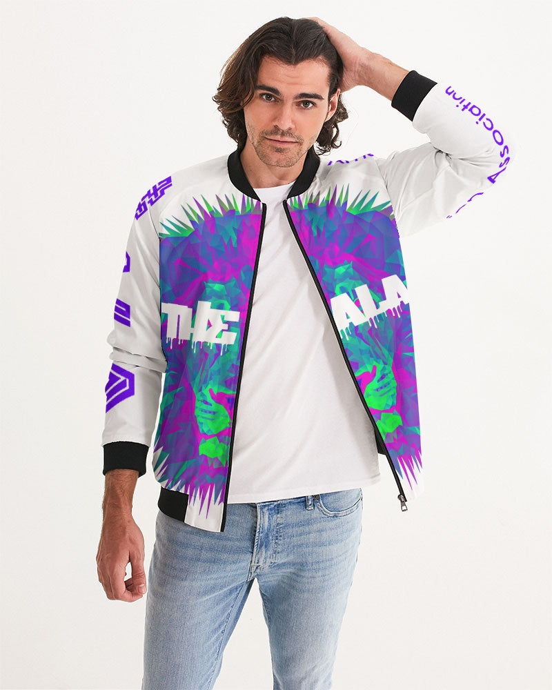 American Lion Association: Ethan Chapter 1 (Purple/Green) Men's Bomber Jacket