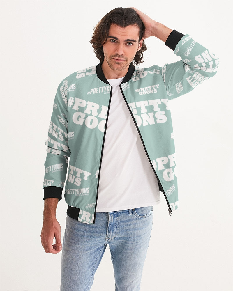 Pretty Goons Duped Mint Green Men's Bomber Jacket