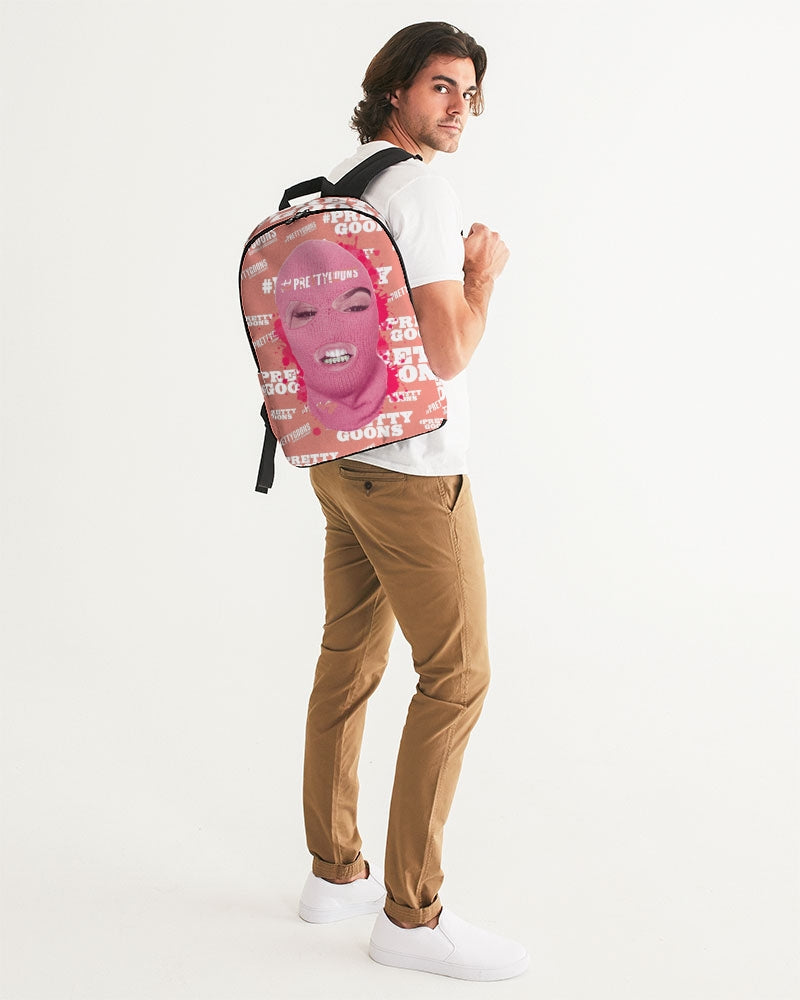 Pretty Goons Dups Salmon Large Backpack