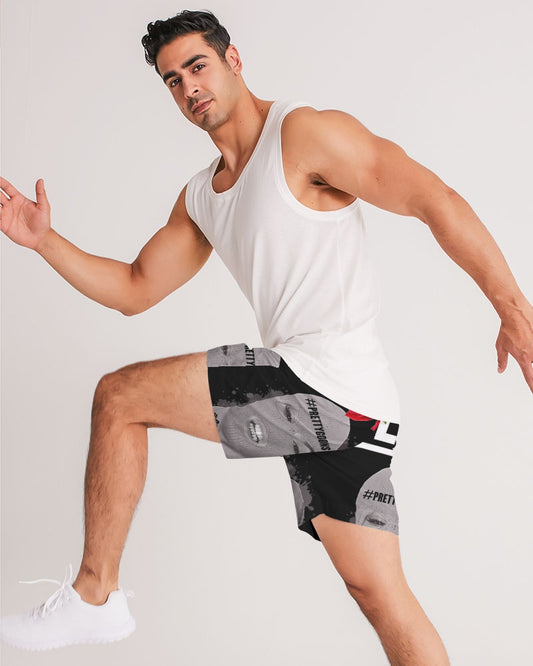 Love BLACK Men's Jogger Shorts ROSE