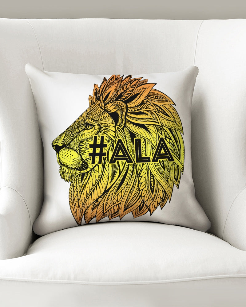 American Lion Association Aztec Lion Throw Pillow Case 16"x16"