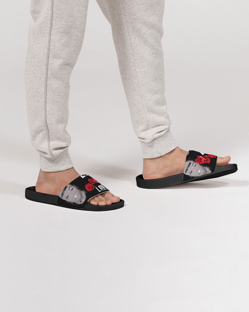 Pretty Goons Love BLACK Men's Slide Sandal