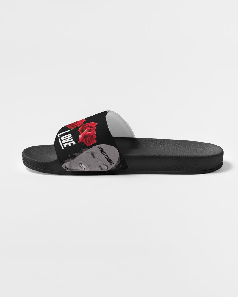 Pretty Goons Love BLACK Men's Slide Sandal
