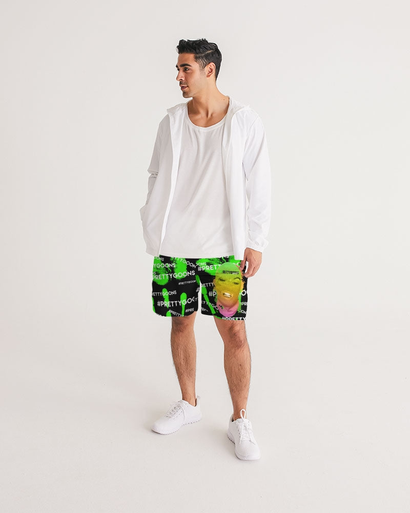 HIGH FIVE LIME Men's Jogger Shorts