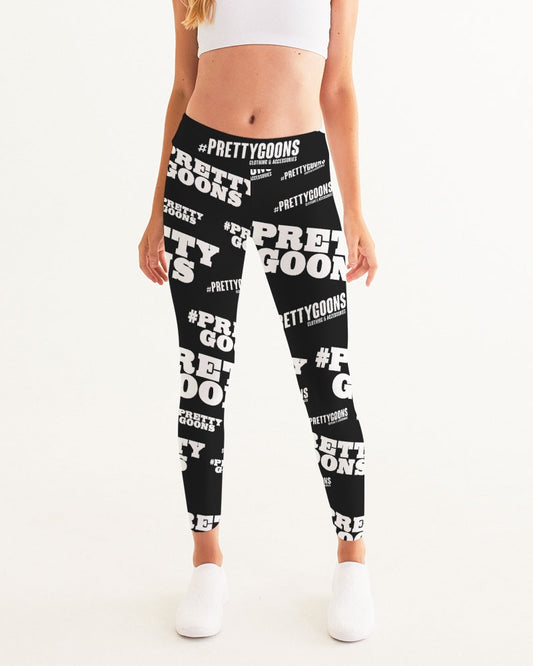 Pretty Goons Duped BLACK Women's Yoga Pants