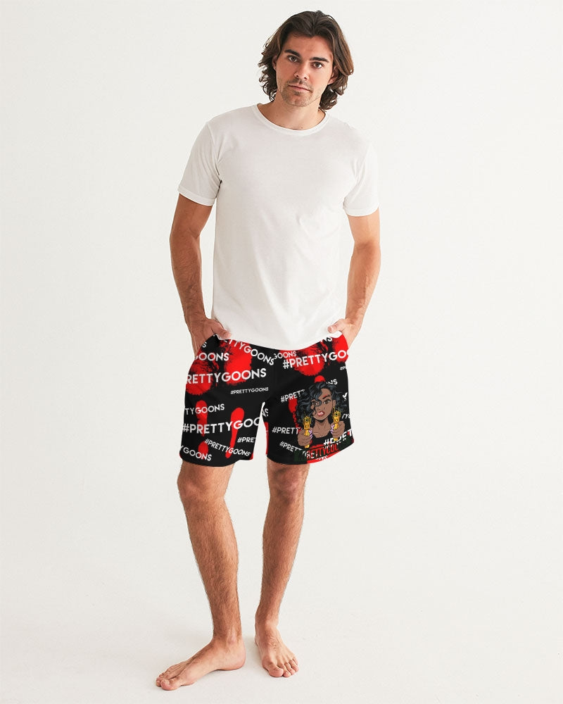 HIGH FIVE RED Men's Swim Trunk