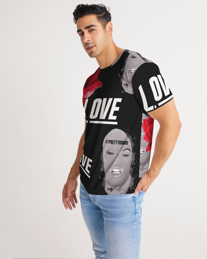 Love BLACK Men's Tee ROSE