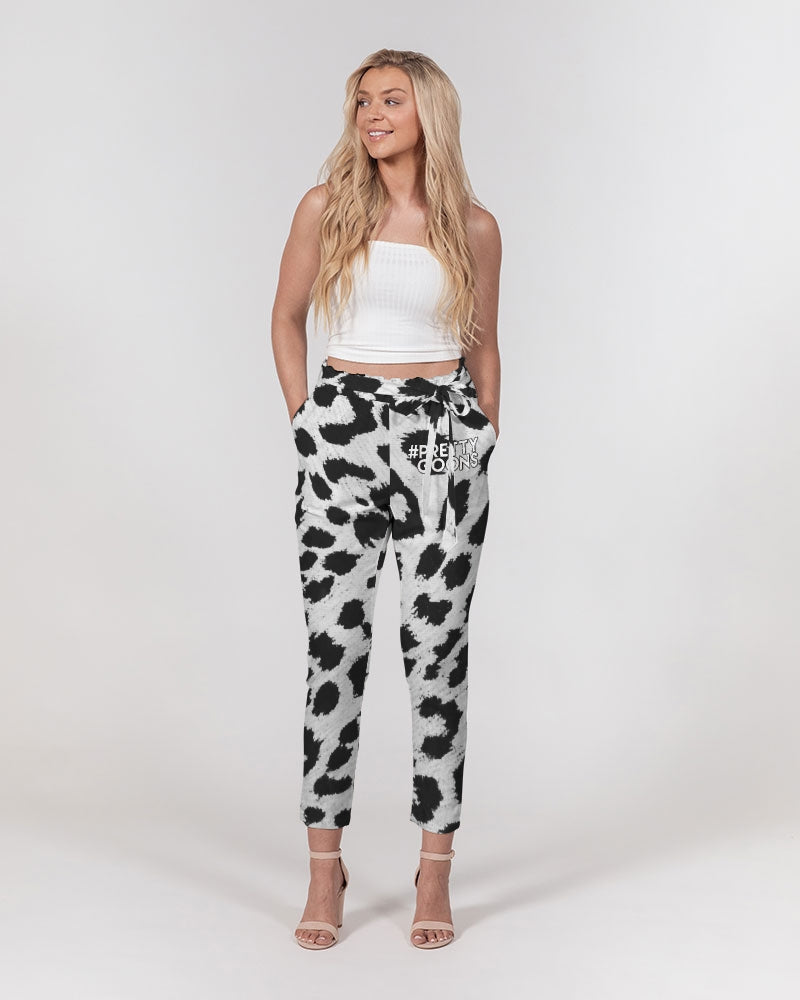 Pretty Goons Jaguar  Women's Belted Tapered Pants