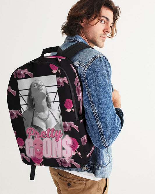 PG Guns & Roses PINK Large Backpack