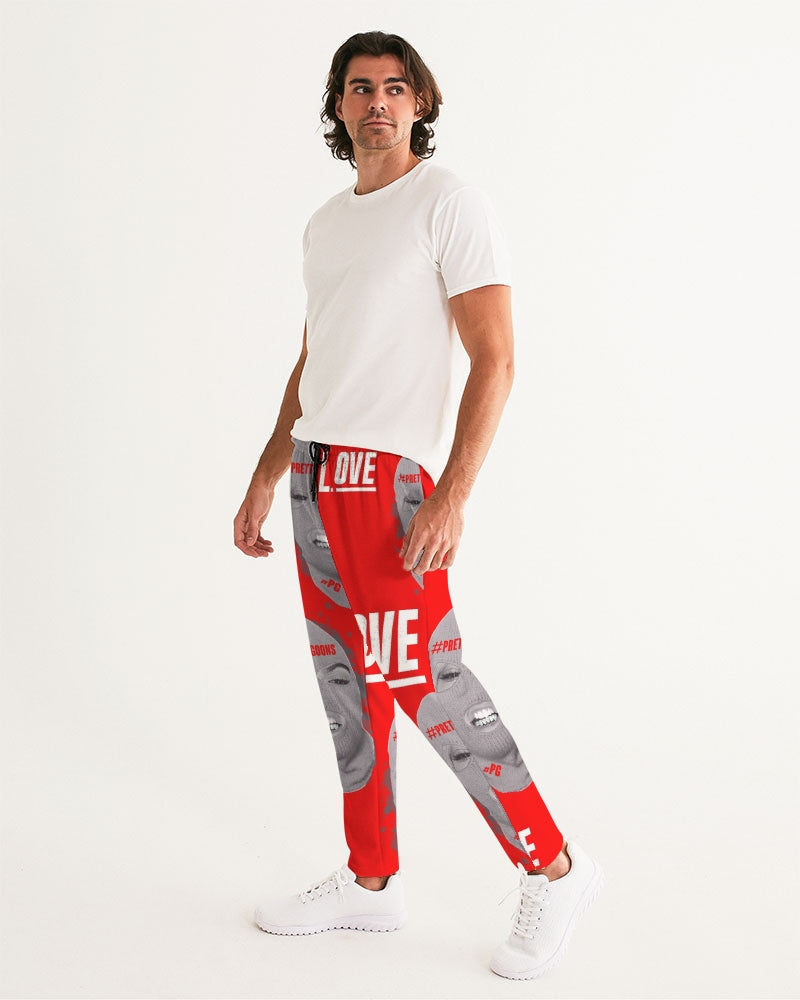 Pretty Goons RED Love  Men's Joggers