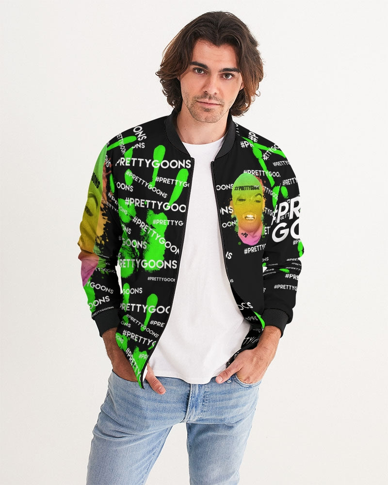 Pretty Goons HIGH FIVE LIME Men's Bomber Jacket