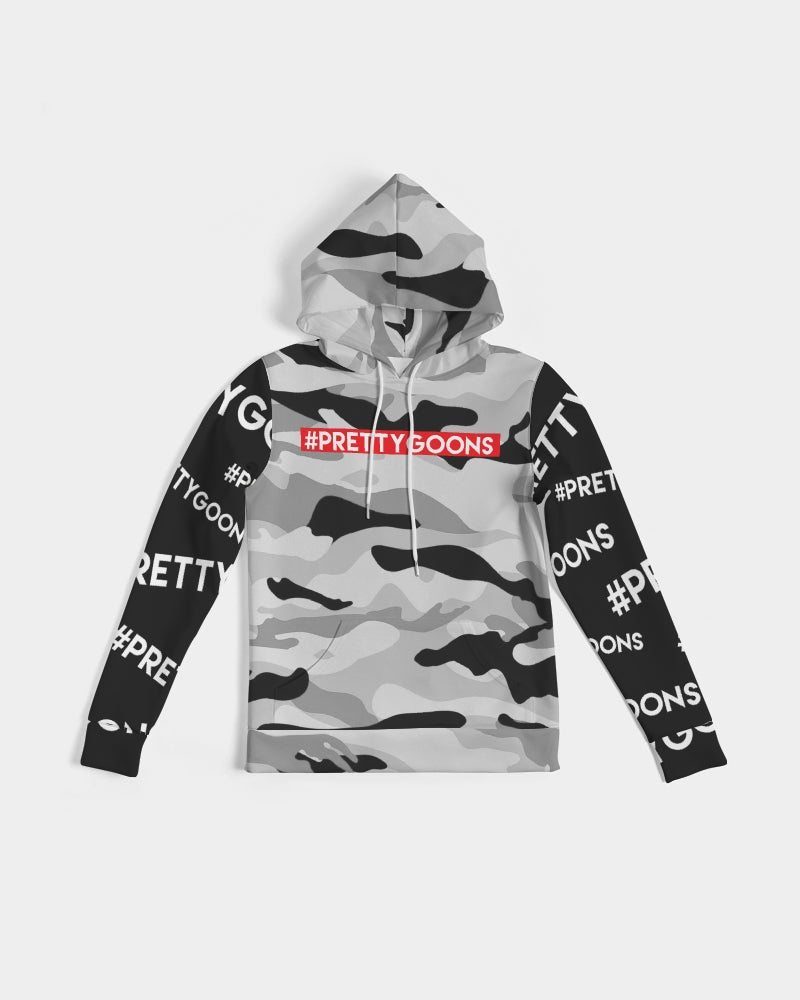 PRETTY GOONS GREY CAMO Women's Hoodie