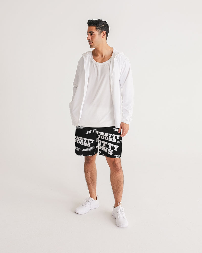 Pretty Goons Duped BLACK Men's Jogger Shorts