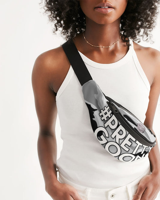 PRETTY GOONS GREY CAMO Crossbody Sling Bag