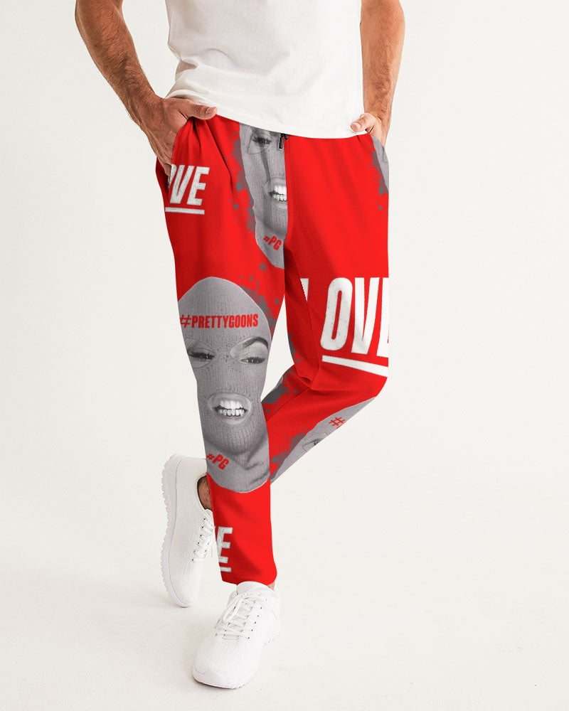 Pretty Goons RED Love  Men's Joggers