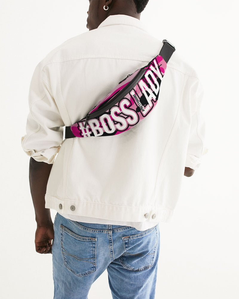 Pretty Goons Pink Camo Crossbody Sling Bag