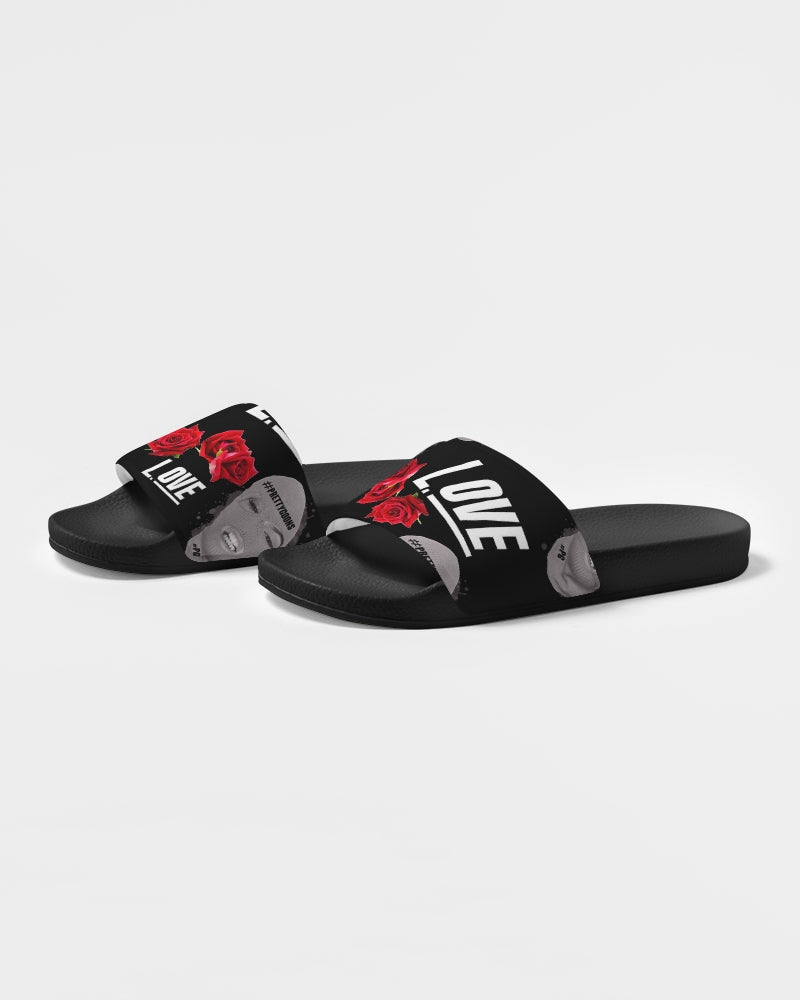 Love BLACK Men's Slide Sandal ROSE