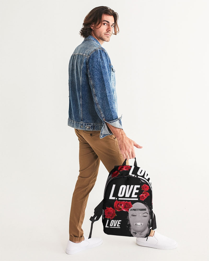 Love BLACK Large Backpack ROSE