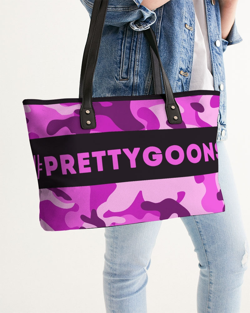 Pretty Goons Purple Camo Stylish Tote