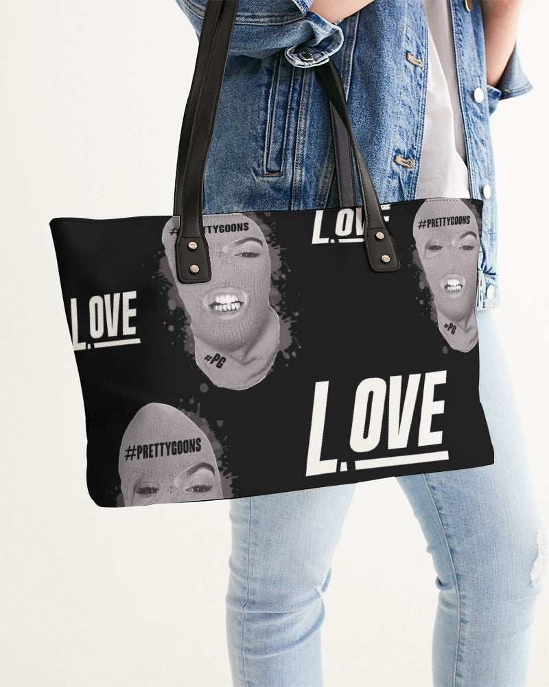 Pretty Goons Love BLACK Stylish Tote