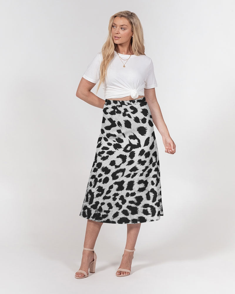 Pretty Goons Jaguar  Women's A-Line Midi Skirt