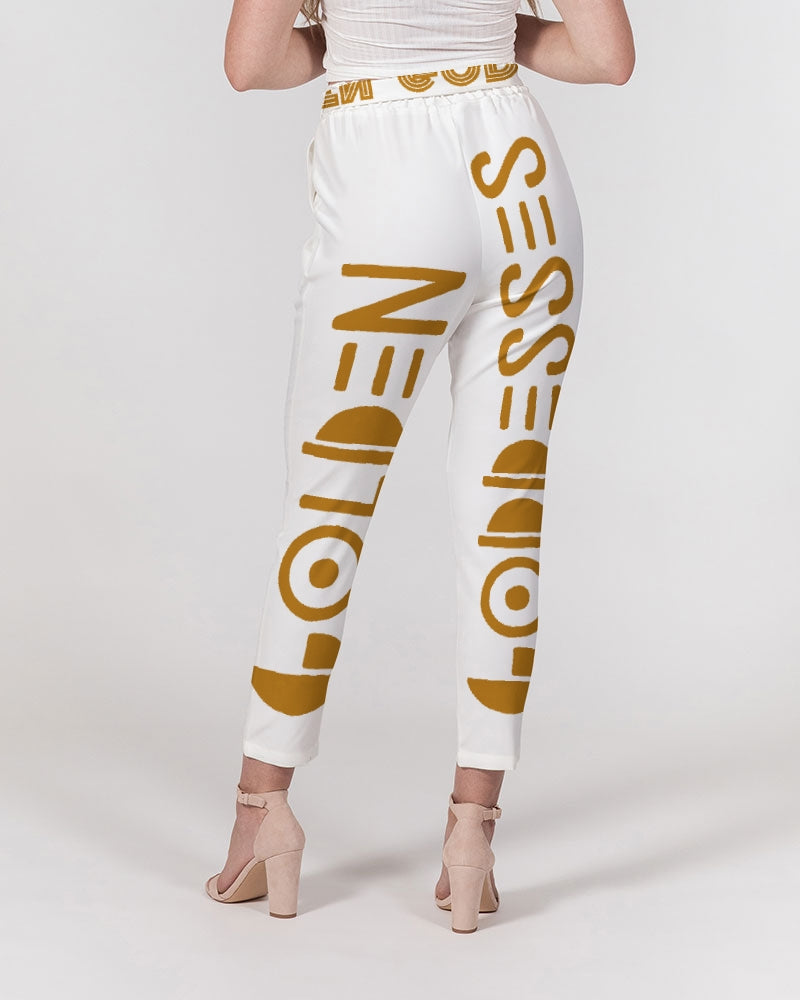 Golden Goddesses Part 1 Women's Belted Tapered Pants