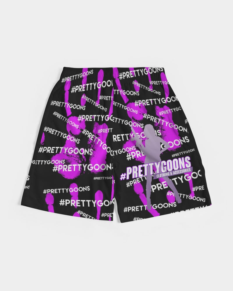 HIGH-FIVE-PURPLE Men's Jogger Shorts