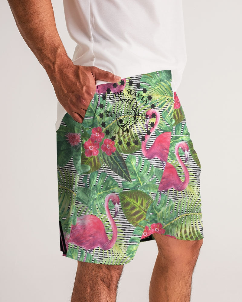 Flamingos Men's Jogger Shorts