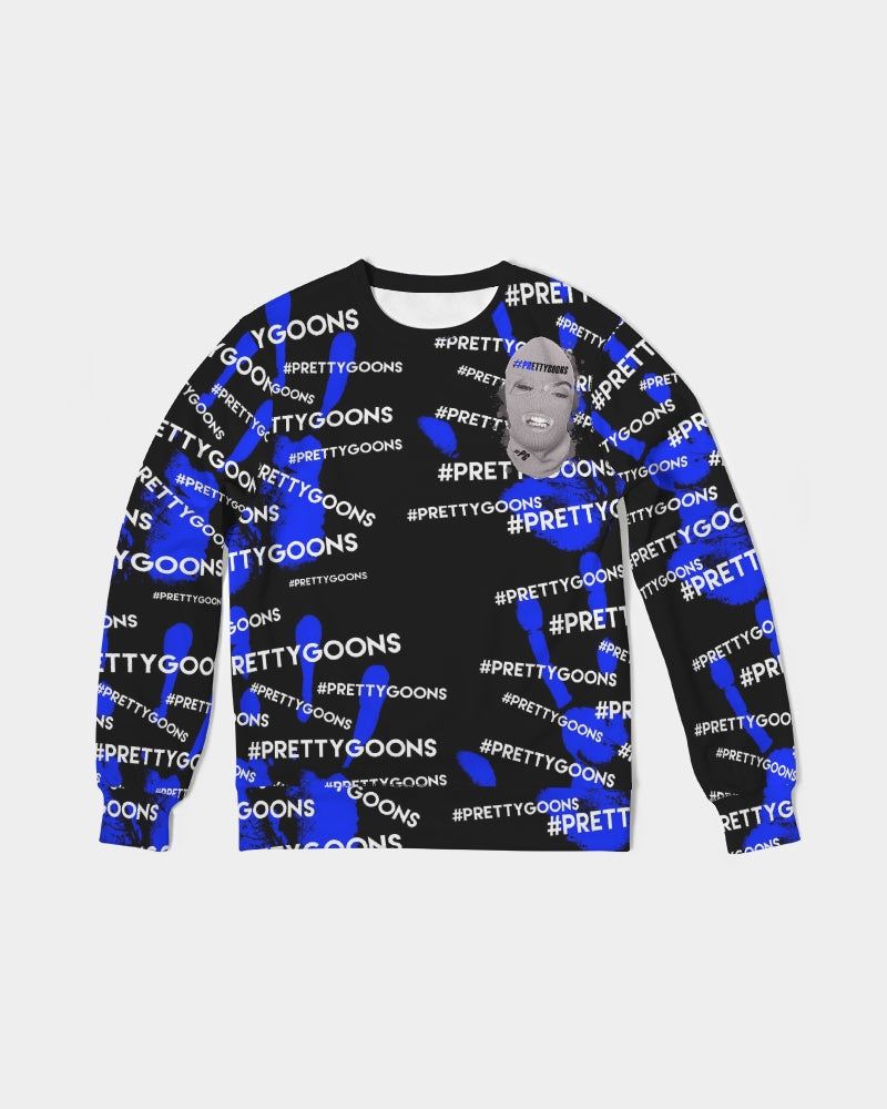 HIGH FIVE BLUE Men's Classic French Terry Crewneck Pullover
