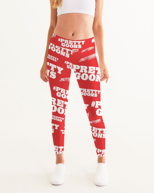 Pretty Goons Duped Red Women's Yoga Pants