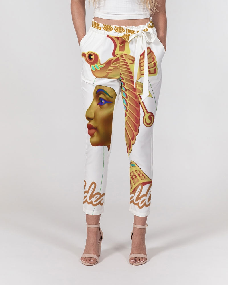 Golden Goddesses Part 1 Women's Belted Tapered Pants