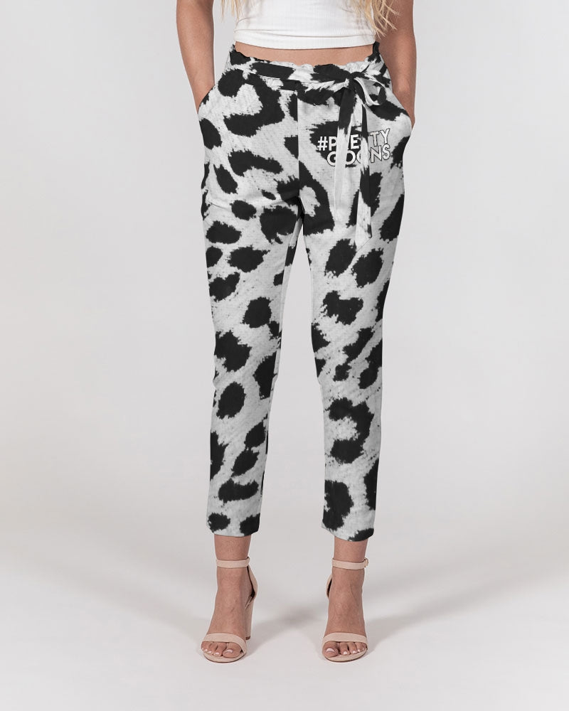 Pretty Goons Jaguar  Women's Belted Tapered Pants