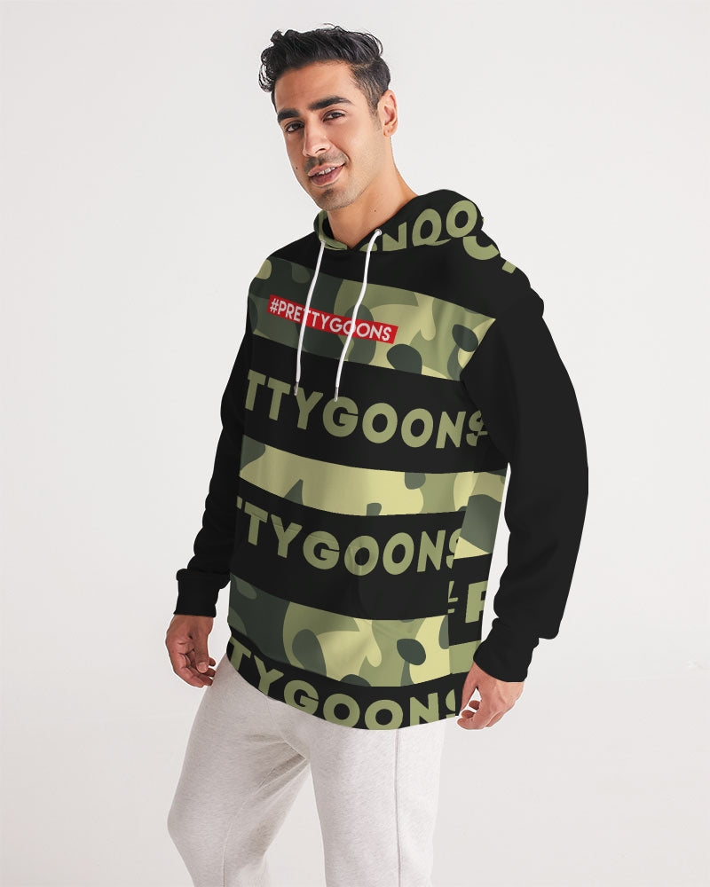Pretty Goons GREEN Camo Men's Hoodie