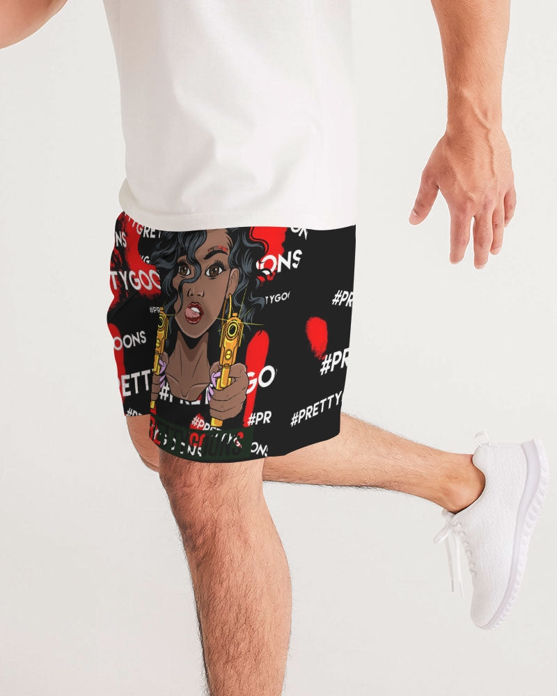 HIGH FIVE RED Men's Jogger Shorts