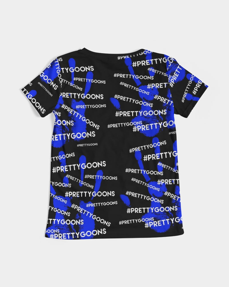 HIGH FIVE BLUE Women's V-Neck Tee