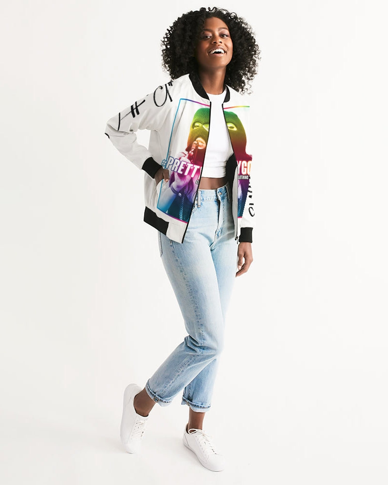 Pretty Goons Rainbow Guns Women's Bomber Jacket