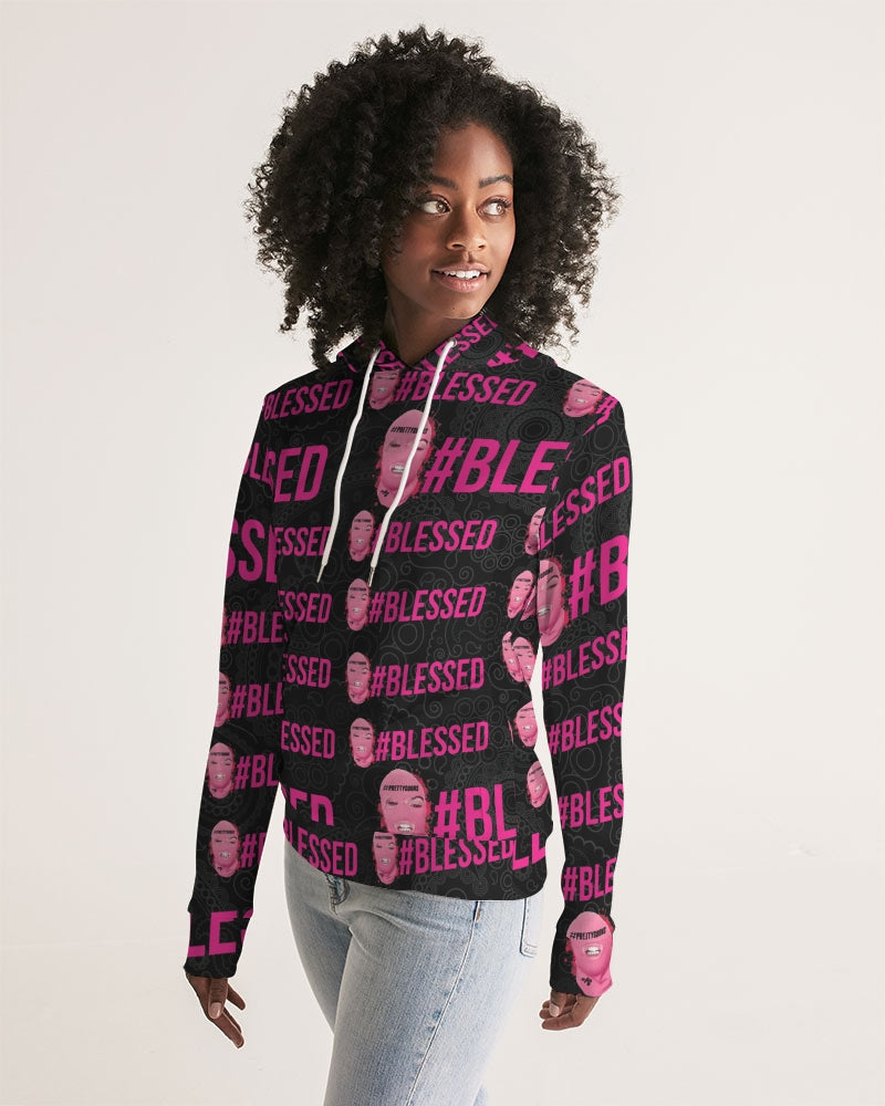 Pretty Goons - #Blessed Black Women's Hoodie