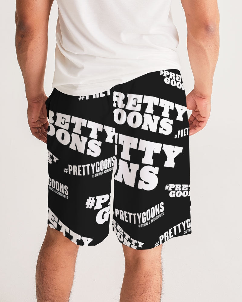 Pretty Goons Duped BLACK Men's Jogger Shorts