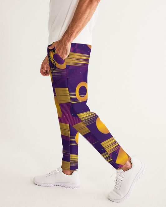 GDE Mafia Gold and Purple Men's Joggers