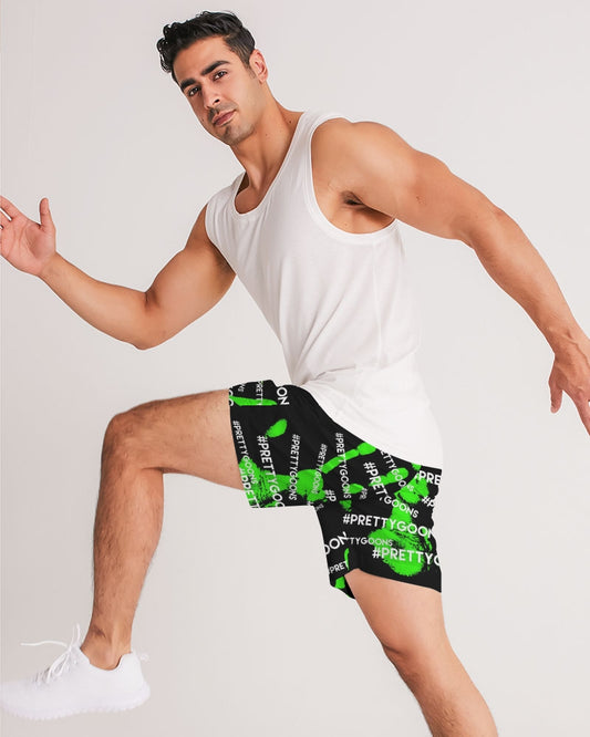 HIGH FIVE LIME Men's Jogger Shorts
