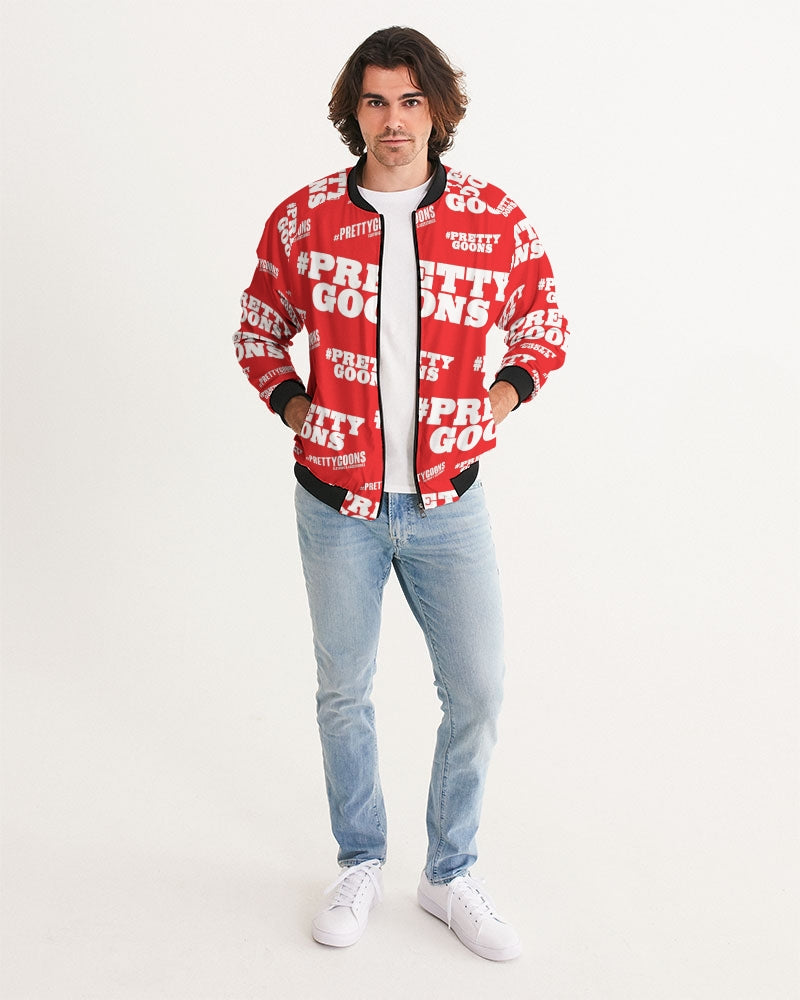 Pretty Goons Duped Red Men's Bomber Jacket
