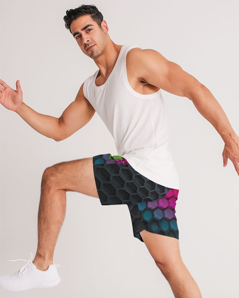 Pretty Goons Hexagon Men's Jogger Shorts