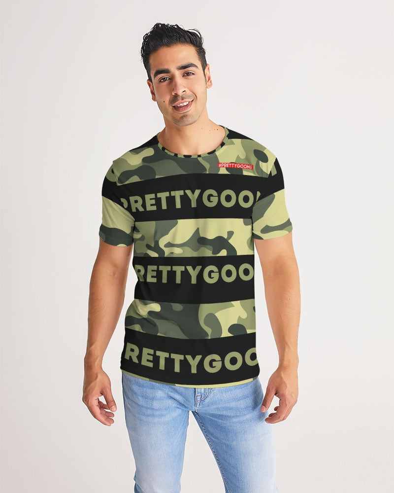 Pretty Goons GREEN Camo Men's Tee