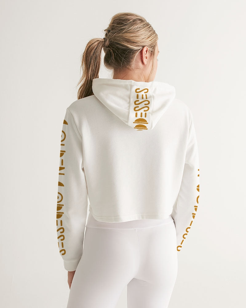 Golden Goddesses Part II Women's Cropped Hoodie